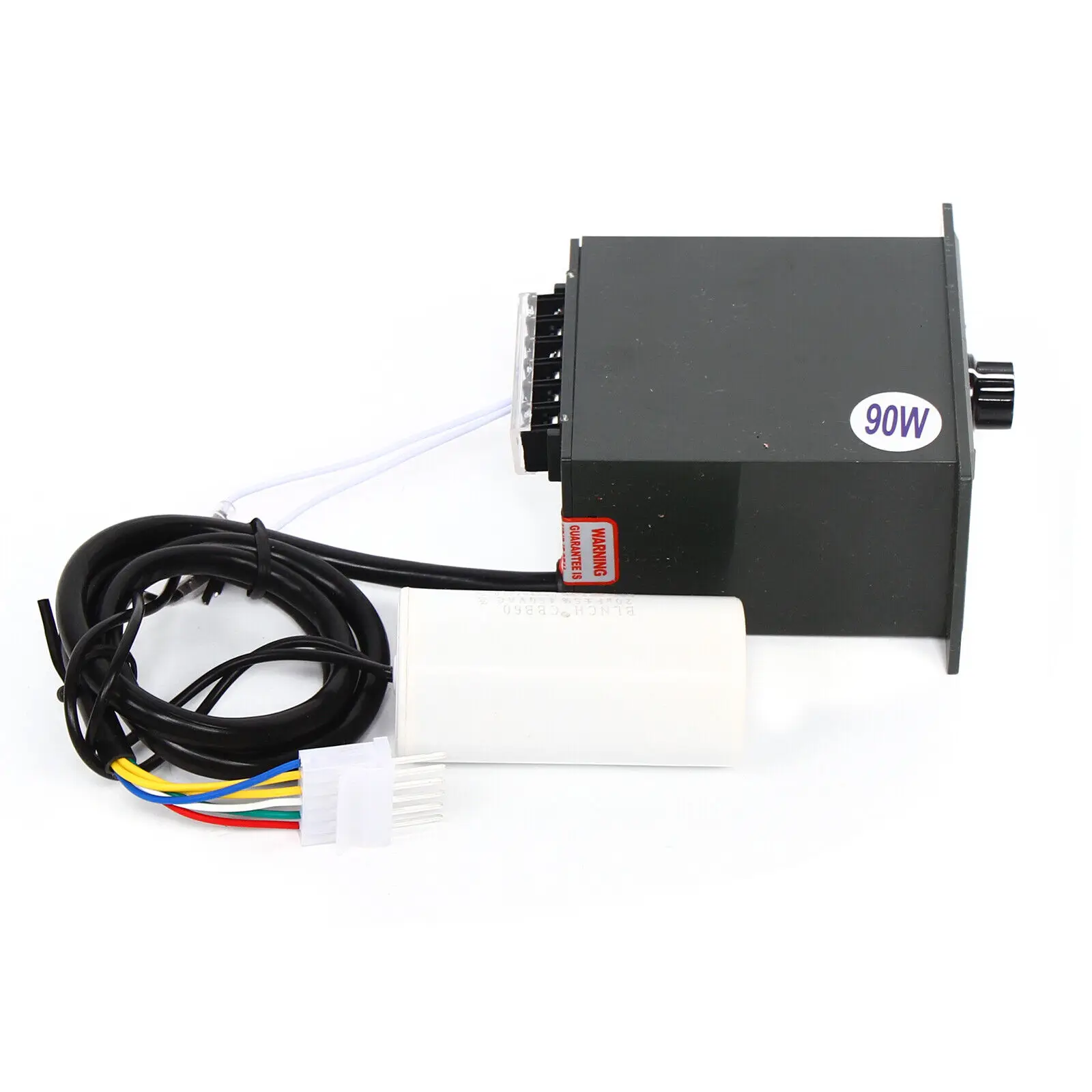 90W 220V AC 50K Gear Motor Reducer Electric Variable Speed Controller 0-27RPM