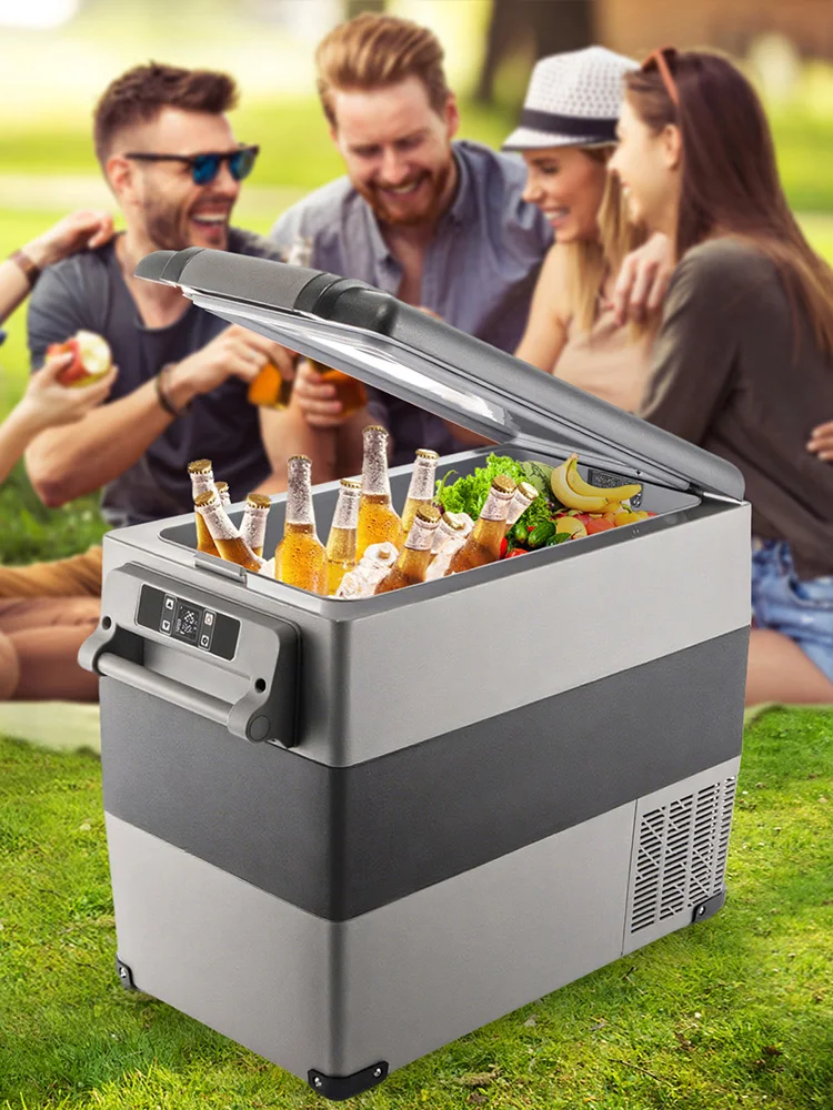 SucceBuy 20L 22L 35L 45L 55L Car Refrigerator Mini Fridge Freezer Portable Compressor Cooler DC 110-240V Ice Box for Camping