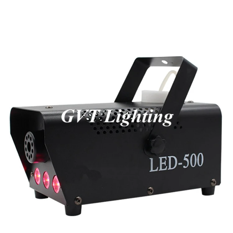 New Remote Control LED 500W Smoke Machine RGB Mixed Color Fog Machine Professional Smoke Ejector Stage equipment LED Fogger
