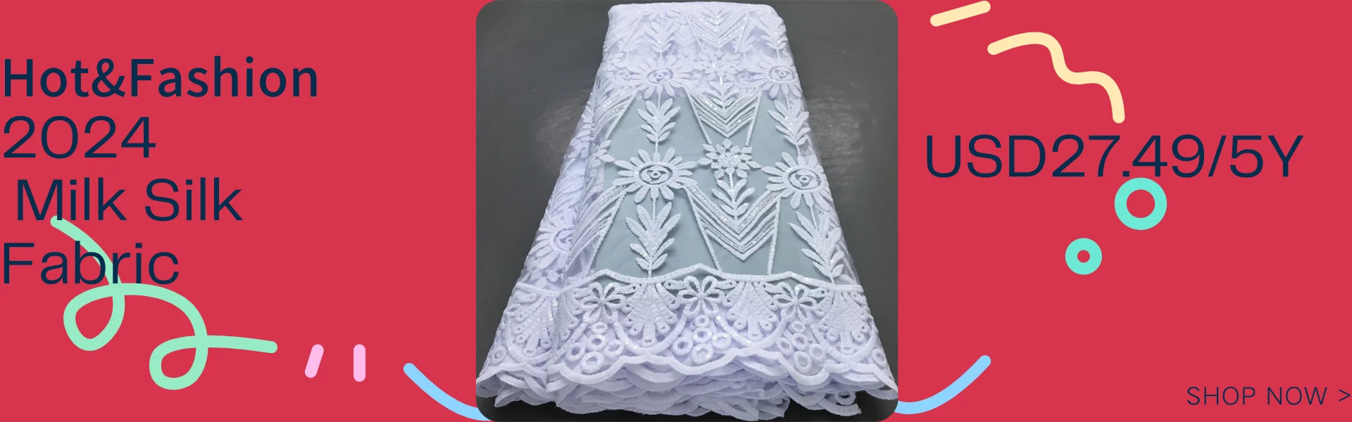 Nigerian Jacquard Lace Fabric 2025 High Quality 5 Yards Gilding African French Brocade Lace Fabric Elegant Dress for Women A4234