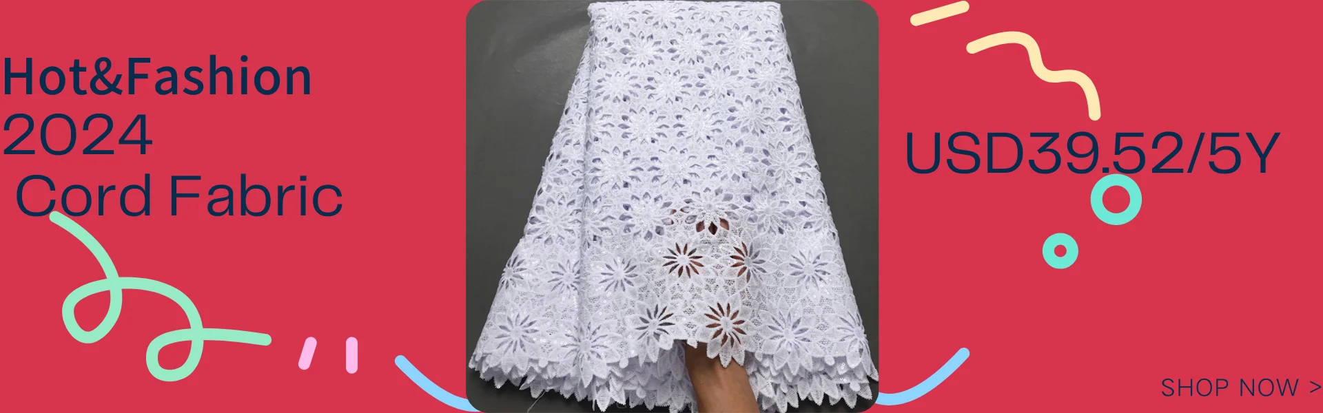 Nigerian Jacquard Lace Fabric 2025 High Quality 5 Yards Gilding African French Brocade Lace Fabric Elegant Dress for Women A4234