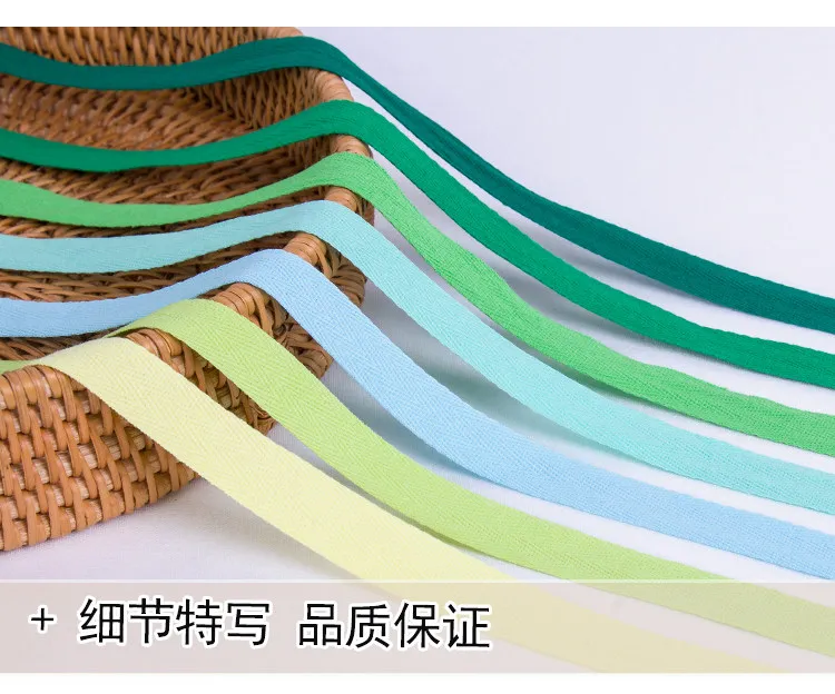 2Rolls 45Meters 2.5 Cm Pure Cotton Hemming Strip Fabric Clothing Accessories