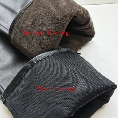 Female Long Genuine Leather Gloves,100% Sheepskin Women's Long Gloves,Green Winter Long Real Leather Gloves Cold protection