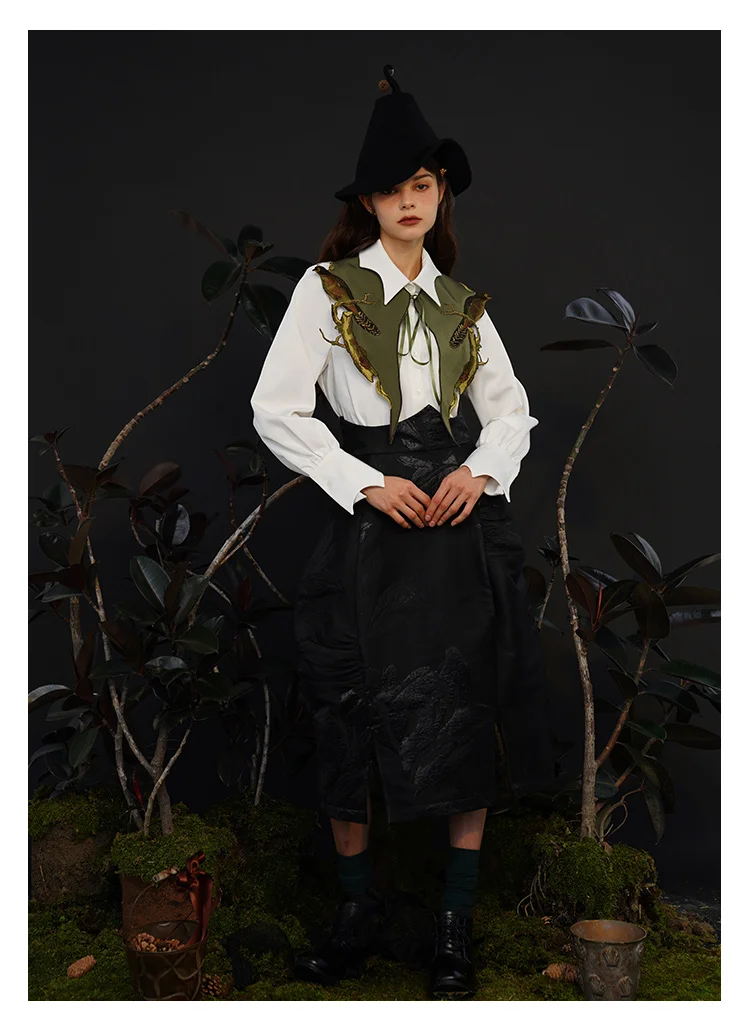 Detachable Collars for Women, Small Shawl, Embroidered Accessories, Four Seasons, Decoration, Original Design