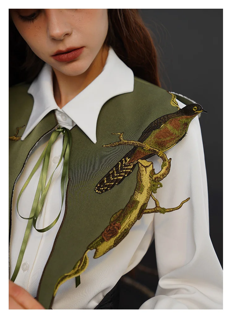 Detachable Collars for Women, Small Shawl, Embroidered Accessories, Four Seasons, Decoration, Original Design