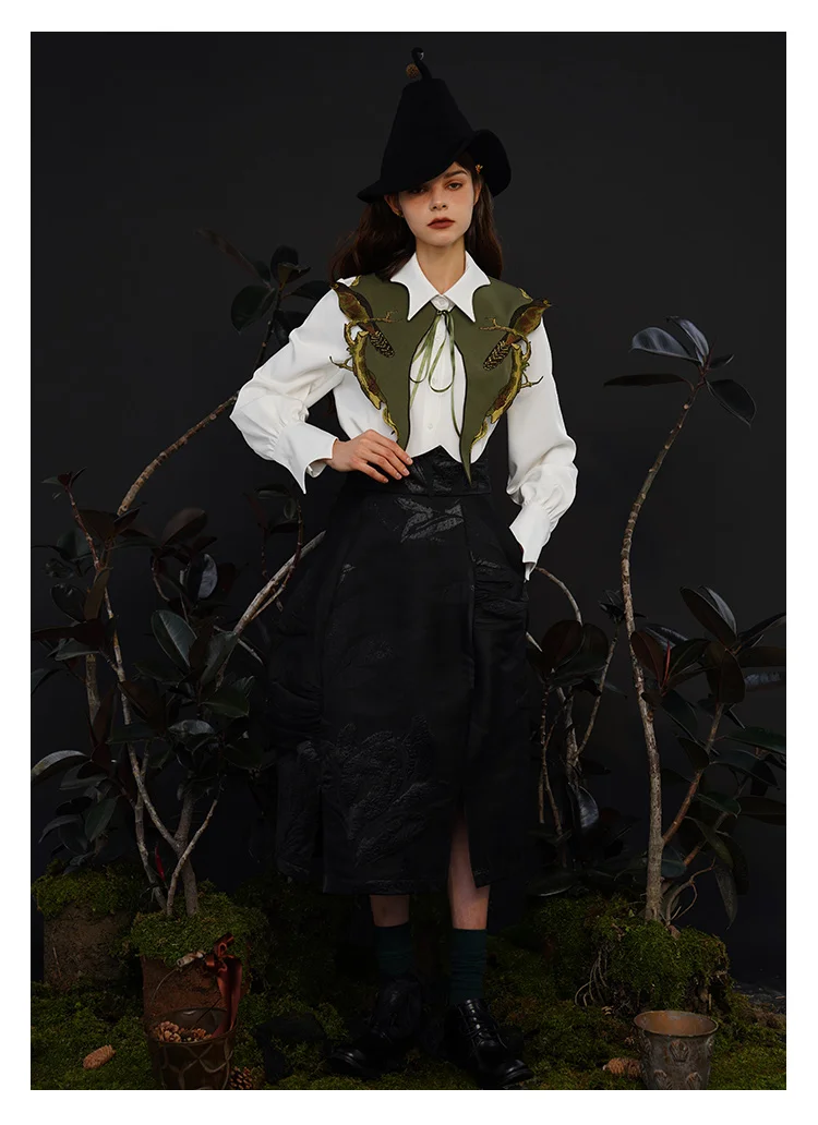 Detachable Collars for Women, Small Shawl, Embroidered Accessories, Four Seasons, Decoration, Original Design
