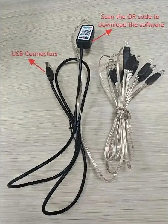 LED Fiber Optic Clothing Textile Fiber Optic Fabric for Luminous Clothing USB Style Control 140cm*100cm (4.59ft*3.28ft)