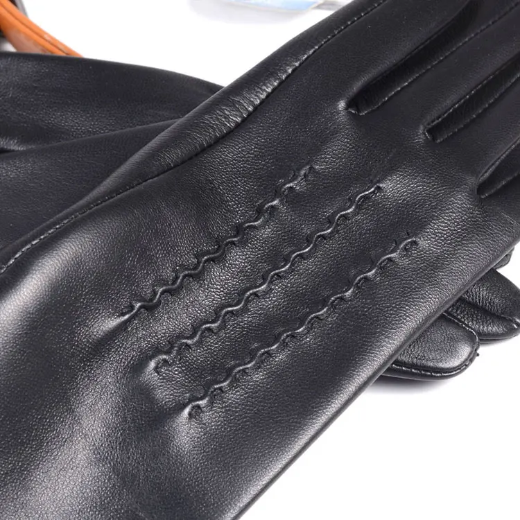 30cm-80cm Women's Ladies Real leather Double sides Leather Unlined Overlength Party Evening gloves long gloves Customizable