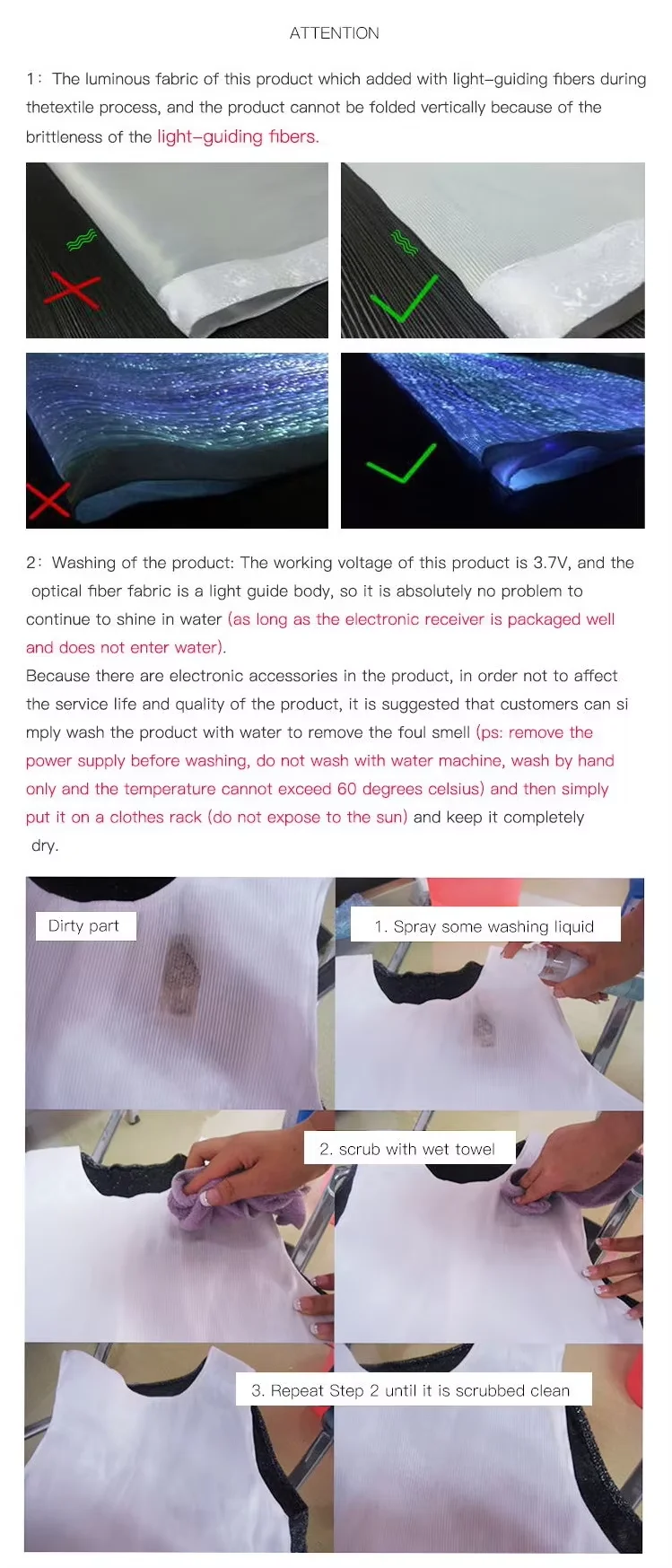 140cmx100cm RGB Luminous LED Light Fiber Optic Fabric for Glowing Shoes Clothes Bags - 4.59ftx3.28ft Size