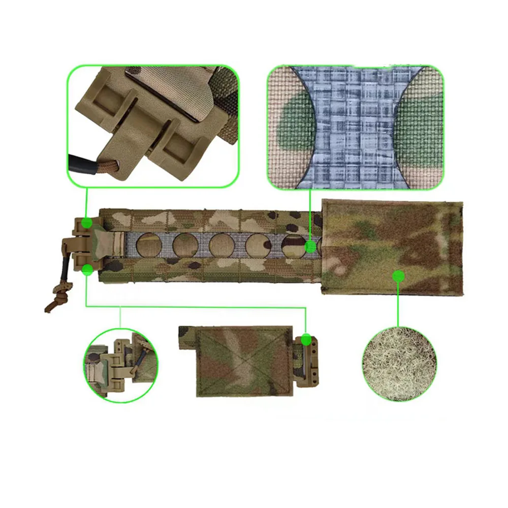 New Outdoor FCSK FCPC LV119 Vest Quick Release Buckle Cummerbund Waist Cover Belt Waist Seal