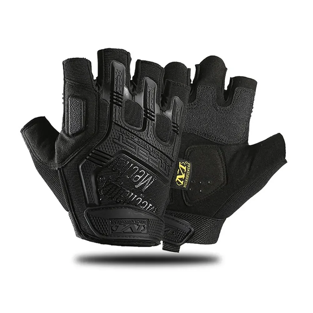 Popular Tactical Gloves Half Finger Special Forces Outdoor Mountaineering Riding Protection Men Half Finger Motorbike Gloves
