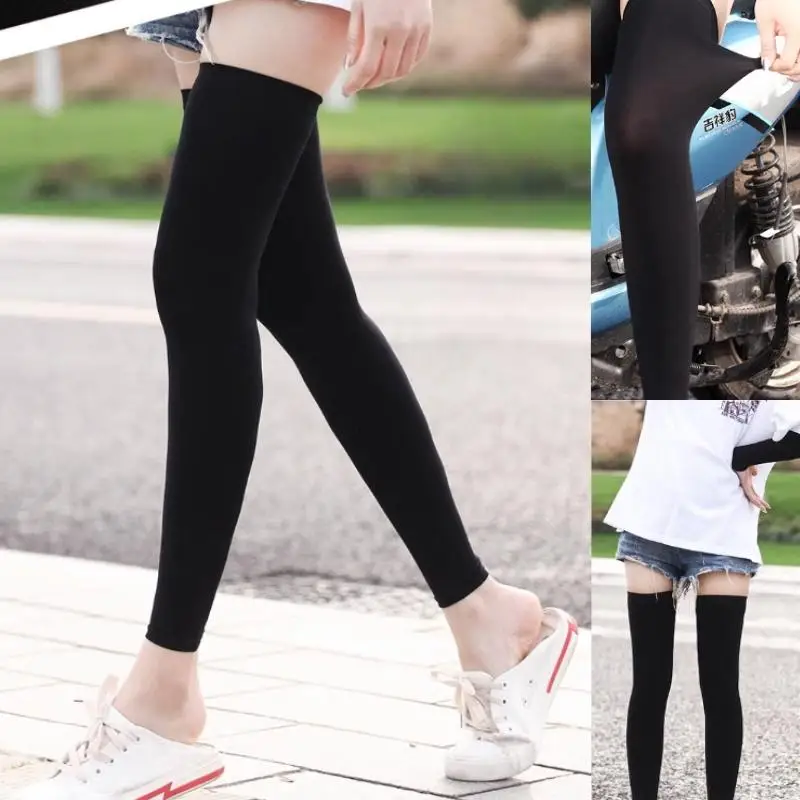 Male and female sunshade leg covers, suitable for cycling and driving, used for outdoor activities