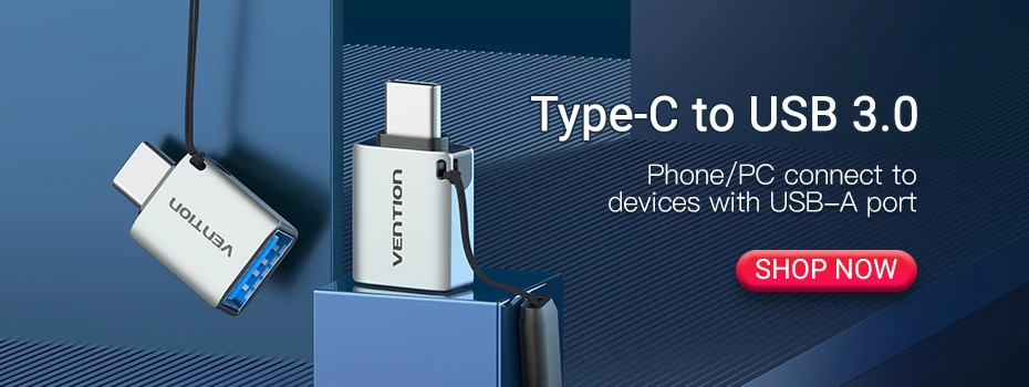 Vention OTG C Type Adapter OTG Cable Type C to USB A 3.0 2.0 Female Cable Adapter for MacBook Pro Xiaomi Mi 9 Type-C Converter