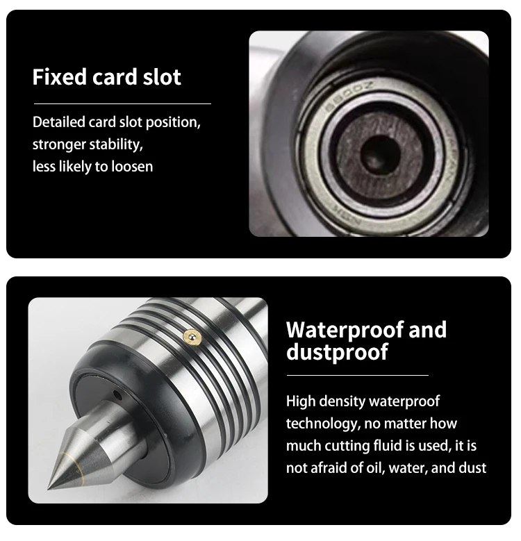 MT3 MT4 Morse Taper Live Center High Precision Rotating Center for Lathe Machine Standard Alloy Revolving Centre CNC