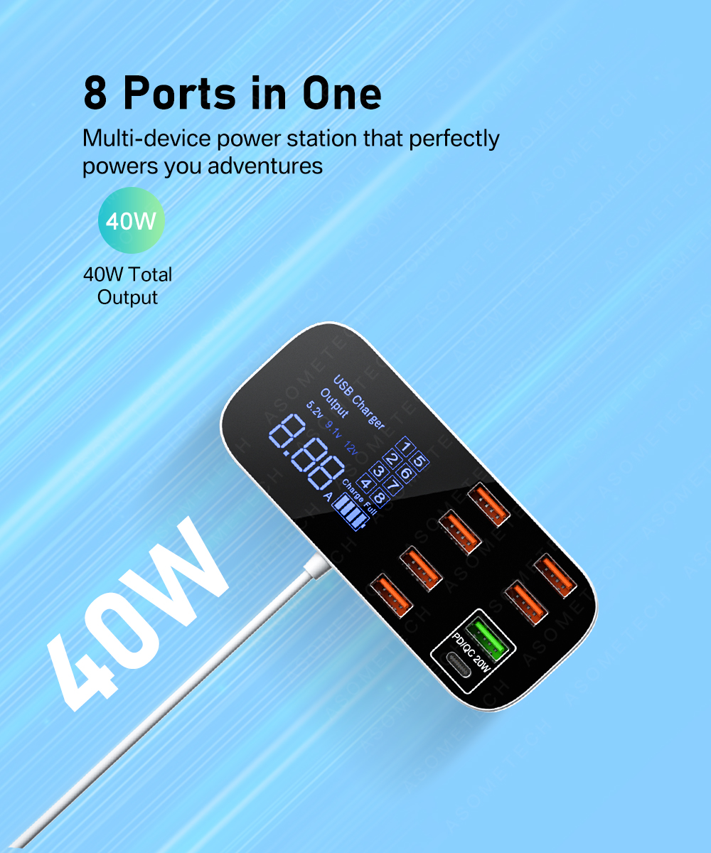 Quick Charge USB Charger HUB Tablet Portable Travel Mobile Phone Charger Adapter Fast Charger For iPhone xiaomi huawei samsung