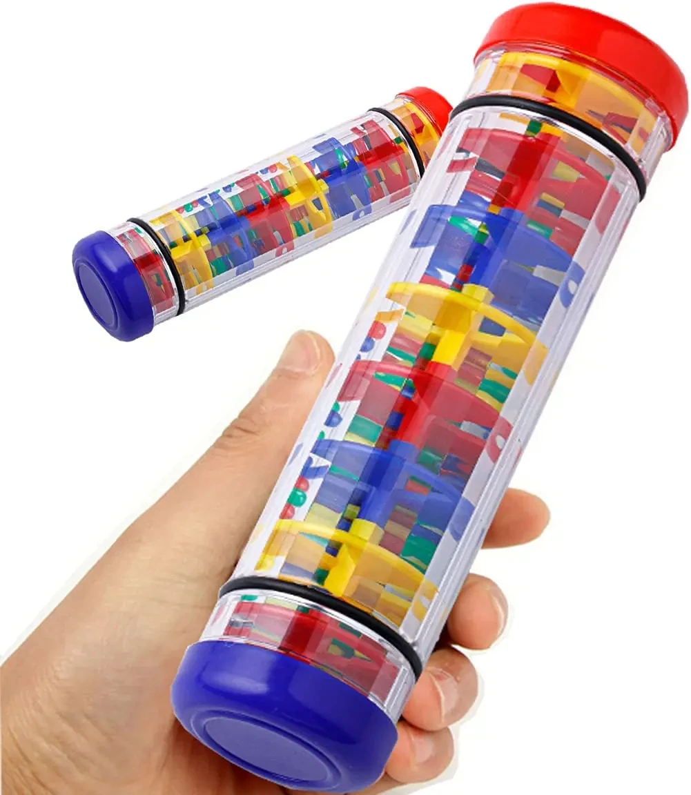 Baby Toys 1 to 2 Years Musical Rainstick Baby Teether Newborn Toys Accessories Soft Sensory Hammer Game For Baby 6 12 Months