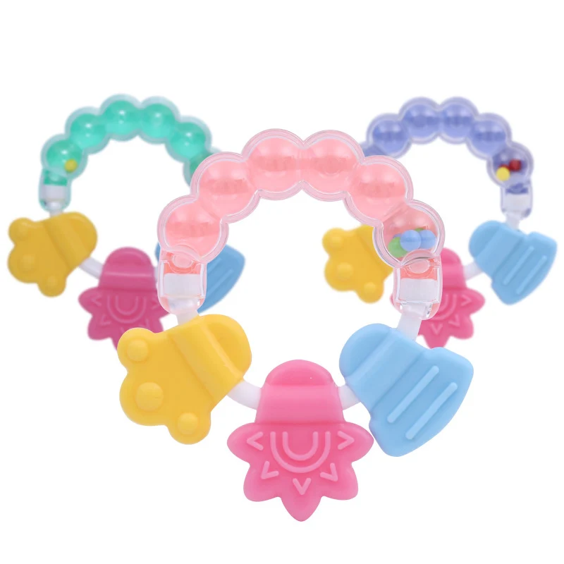 Baby Toys 1 to 2 Years Musical Rainstick Baby Teether Newborn Toys Accessories Soft Sensory Hammer Game For Baby 6 12 Months