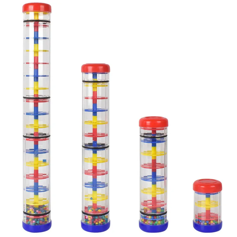 Baby Toys 1 to 2 Years Musical Rainstick Baby Teether Newborn Toys Accessories Soft Sensory Hammer Game For Baby 6 12 Months