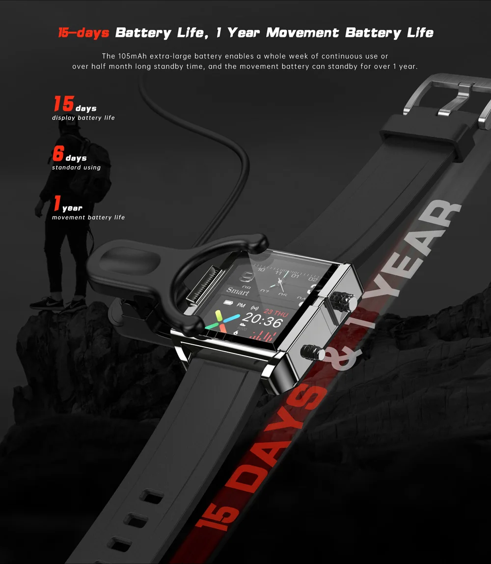 T9 Hybrid Smart Watch Japanese Movement Heart Rate Bluetooth Activity Tracker Smartwatch Dualtime For IOS Android PK WITHING