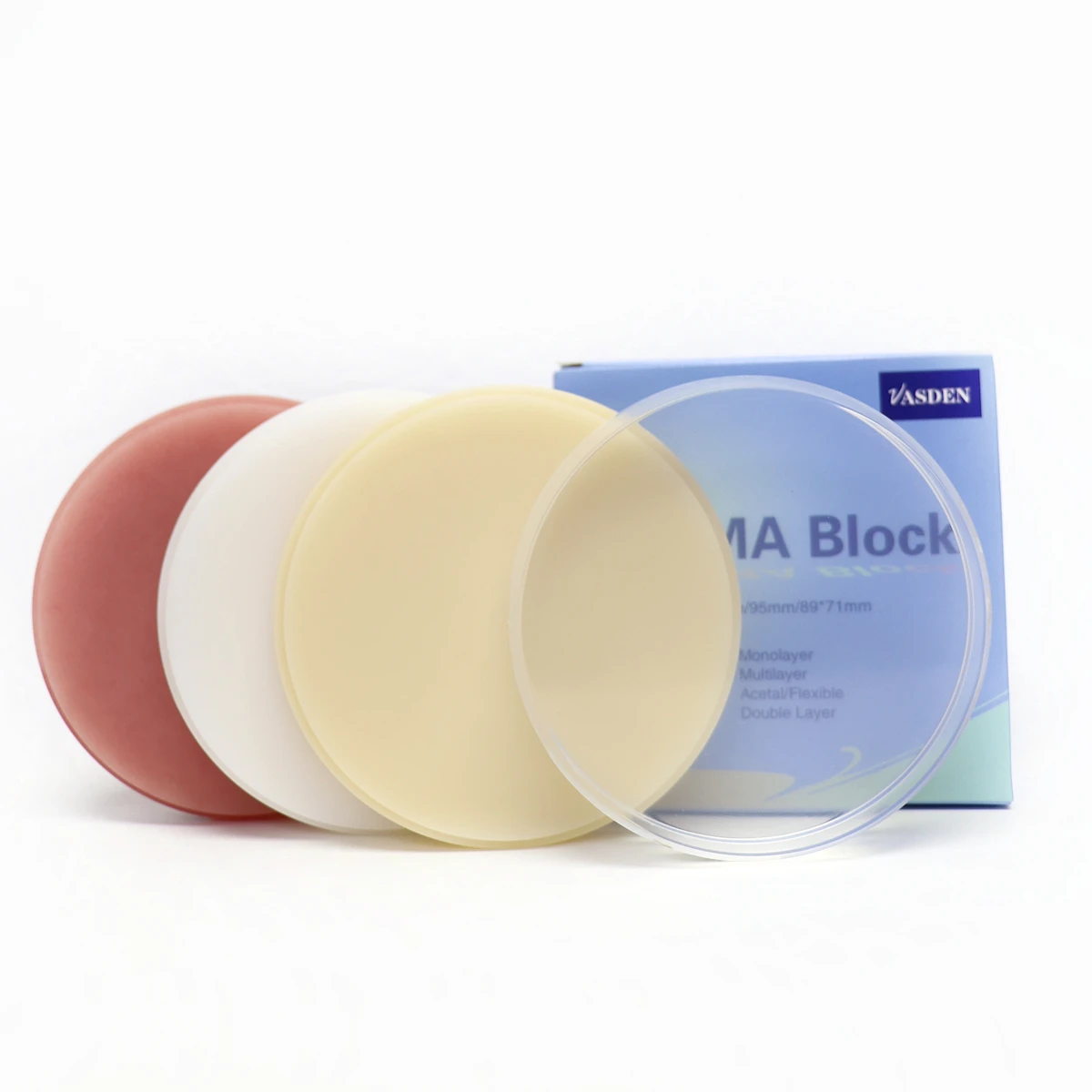 98*20mm Monolayer PMMA Disc Dental Lab Material Resin Disk CAD CAM Block