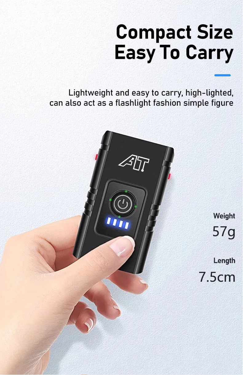 LED Bicycle Front Light Type-C Rechargeable Bicycle Headlight MTB Road Bike Headlamp Easy to Install Cycling Accessories