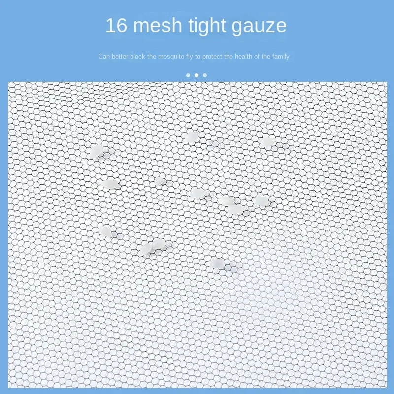 DIY Mosquito Net for Bed Window Home Textile the Mesh Indoor Self-adhesive Anti-insect and Fly Screen Curtains Garden