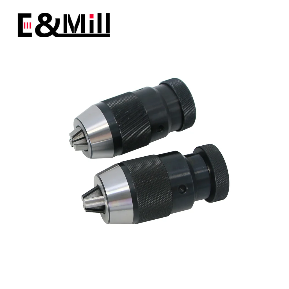 1x B10 B12 B16 B18 B22 drill chuck Keyless drilling chuck Self Tighten Automatic Locking clamp range 0.5-6mm 1-10mm 1-13mm 1-16