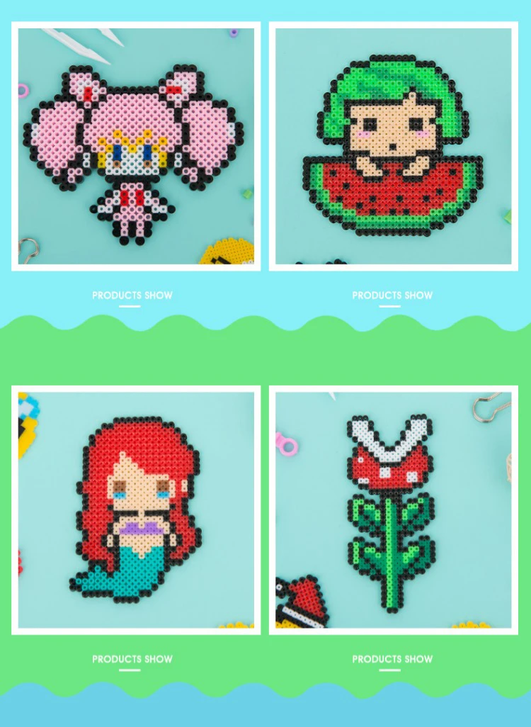 2.6mm Mini Beads 2000PCS 72colors Fuse Beads for Kids Gift Hama Beads Diy Puzzles Iron Beads High Quality