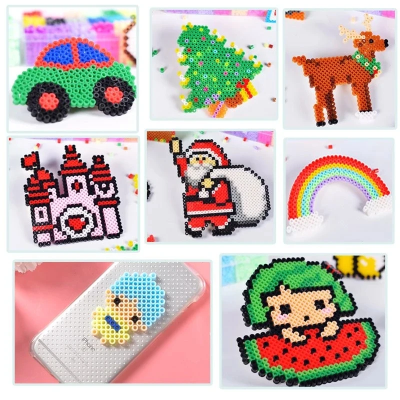 2.6mm Mini Beads 2000PCS 72colors Fuse Beads for Kids Gift Hama Beads Diy Puzzles Iron Beads High Quality