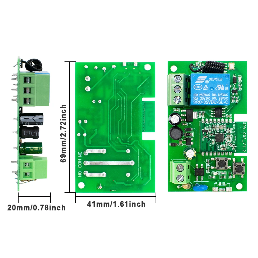 Ewelink WIFI Garage Door Opener Controller Smart Switch On Off Relay Module Gate Open Voice Control Alexa Google Home