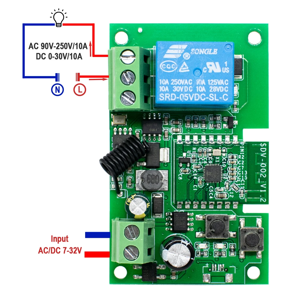 Ewelink WIFI Garage Door Opener Controller Smart Switch On Off Relay Module Gate Open Voice Control Alexa Google Home