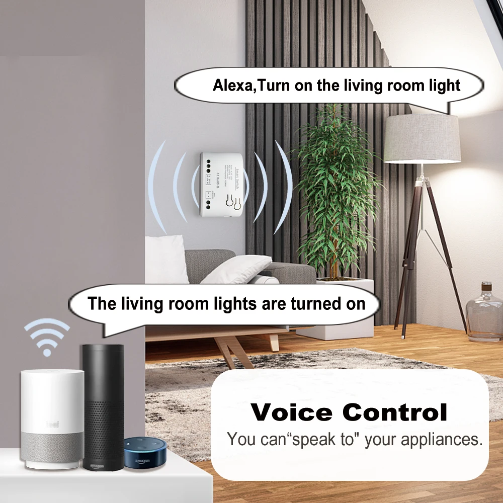 Ewelink WIFI Garage Door Opener Controller Smart Switch On Off Relay Module Gate Open Voice Control Alexa Google Home