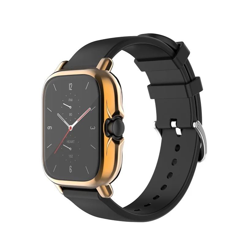 Protection Case for Huami Amazfit GTS 2 / GTS 2e Plating TPU Soft Cover Full Screen Protector Shell