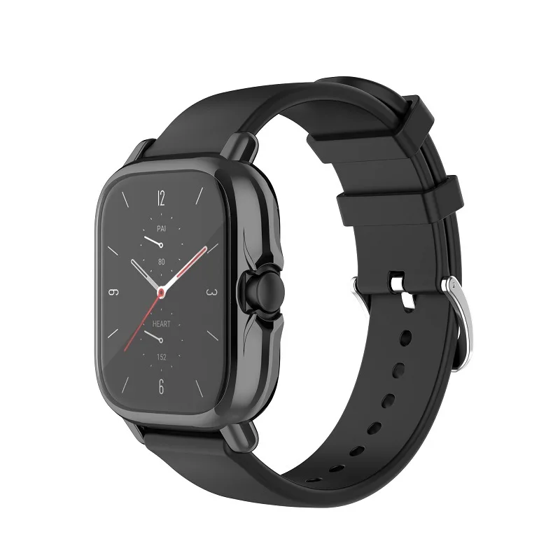 Protection Case for Huami Amazfit GTS 2 / GTS 2e Plating TPU Soft Cover Full Screen Protector Shell