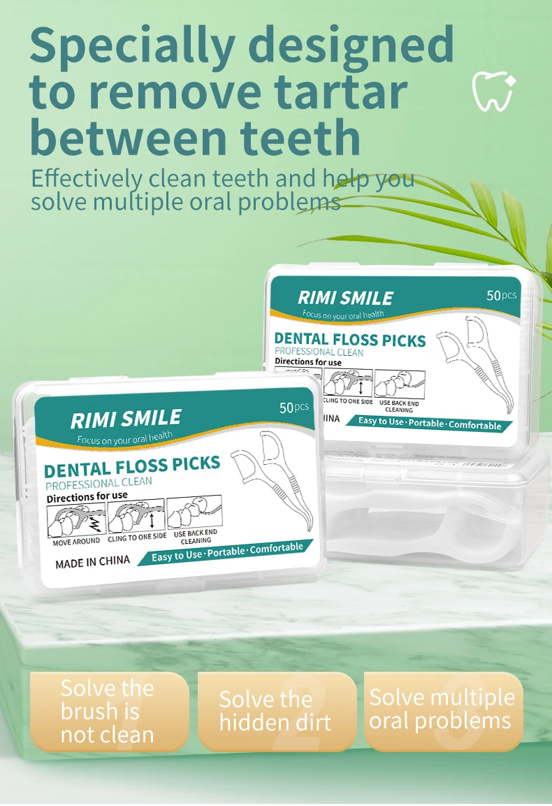 50/150/300/600/1000 PCS Dental Floss Sticks Oral Care Tools