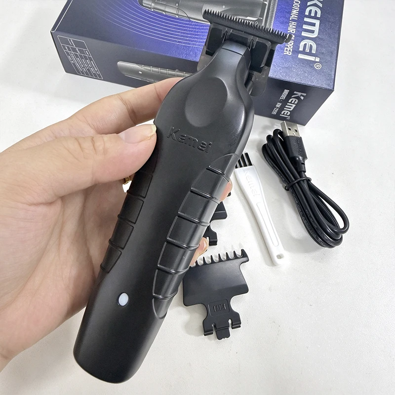 Kemei KM-2299 Professional Hair Clipper 1200mAh Electric Hair Clippers USB Rechargeable Hair Trimmers Hair Cutting Machine