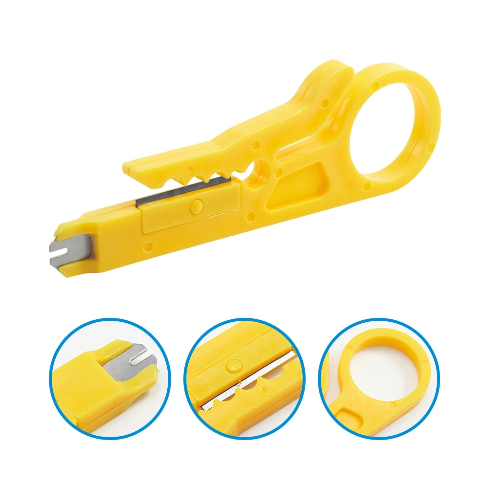 1PC Wire Stripper Knife Crimper Pliers Crimping Tool Cable Stripping Wire Cutter Multi Tools Cut Line Multifunctional Hand Tools