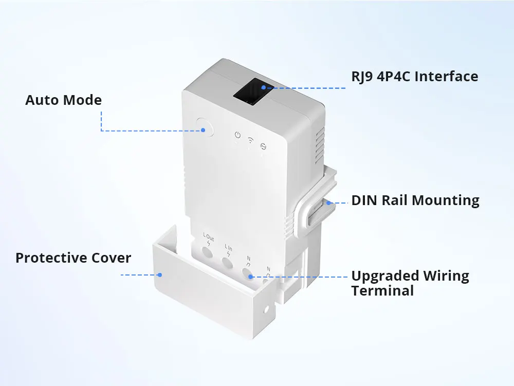 SONOFF TH Origin 16A/20A Smart Temperature Humidity Switch Monitoring Wi-Fi ESP32 Chip Smart Home Assistant via eWelink