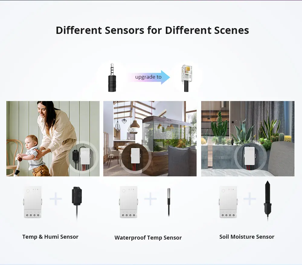 SONOFF TH Origin 16A/20A Smart Temperature Humidity Switch Monitoring Wi-Fi ESP32 Chip Smart Home Assistant via eWelink