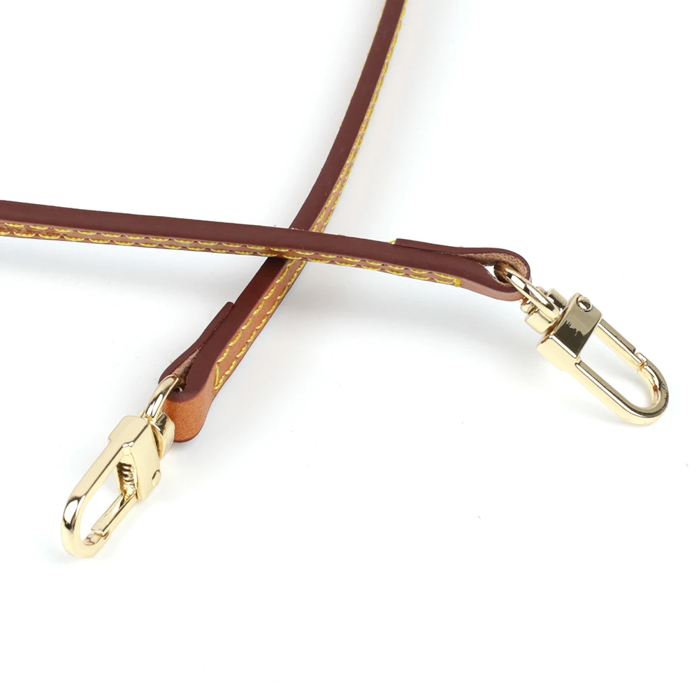 Genuine Leather Bag Strap Replacement Luxury Shoulder Handbag Accessories Tan Brown for Women Bags Belt Length 112cm