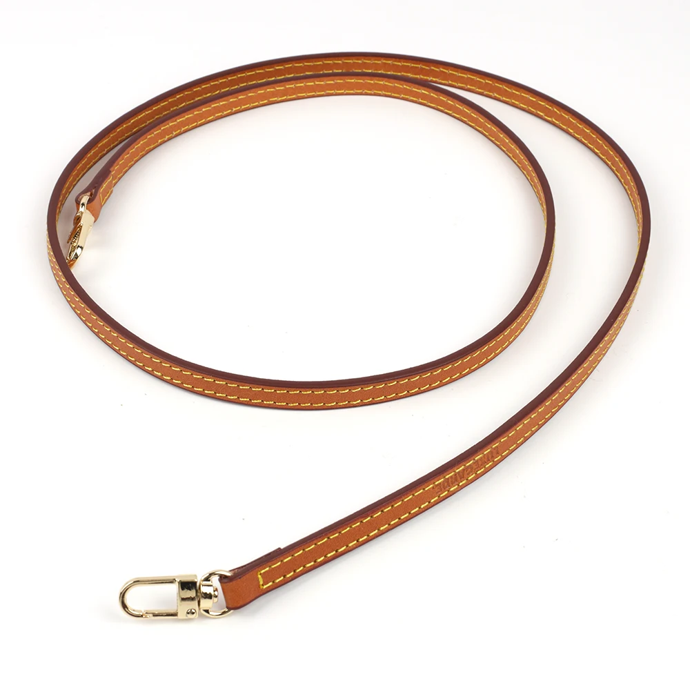 Genuine Leather Bag Strap Replacement Luxury Shoulder Handbag Accessories Tan Brown for Women Bags Belt Length 112cm