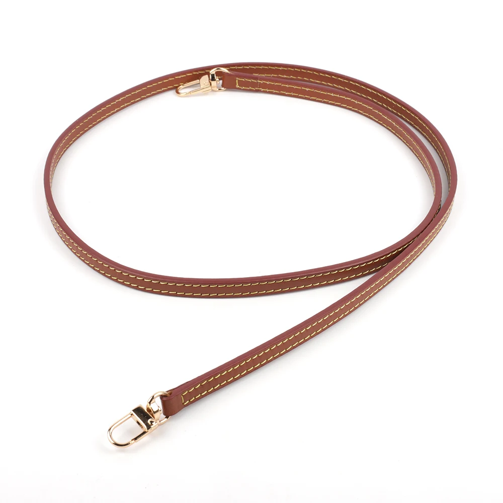 Genuine Leather Bag Strap Replacement Luxury Shoulder Handbag Accessories Tan Brown for Women Bags Belt Length 112cm