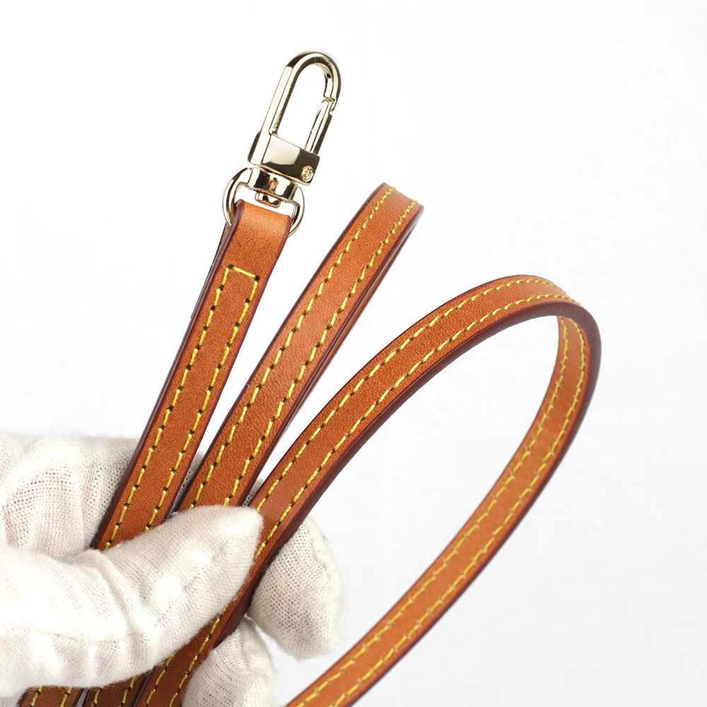 Genuine Leather Bag Strap Replacement Luxury Shoulder Handbag Accessories Tan Brown for Women Bags Belt Length 112cm