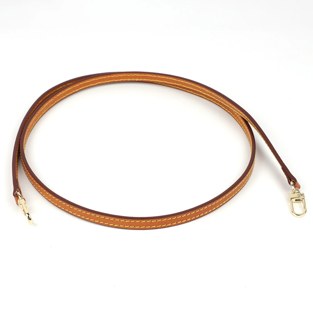 Genuine Leather Bag Strap Replacement Luxury Shoulder Handbag Accessories Tan Brown for Women Bags Belt Length 112cm