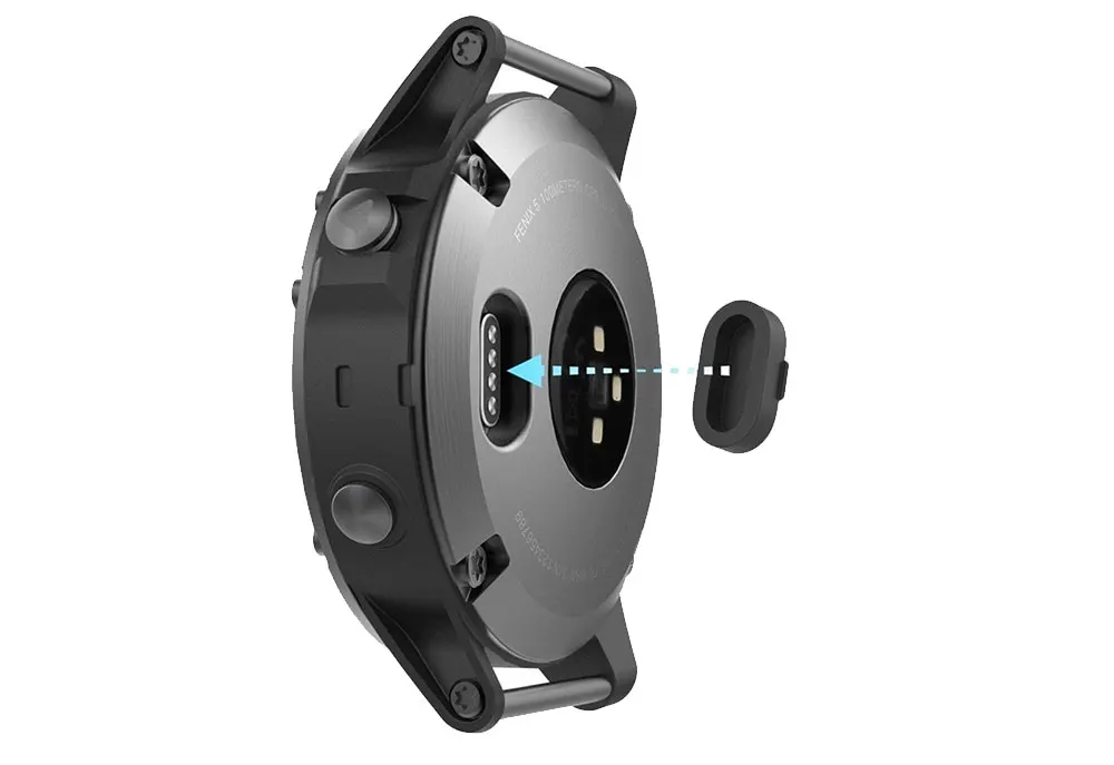 Silicone Dustproof Plug Cover For Garmin Fenix 6 6S 6X 5 5X 5S Charger Case For Forerunner 945 935 245 245M 45 45S Instinct Venu
