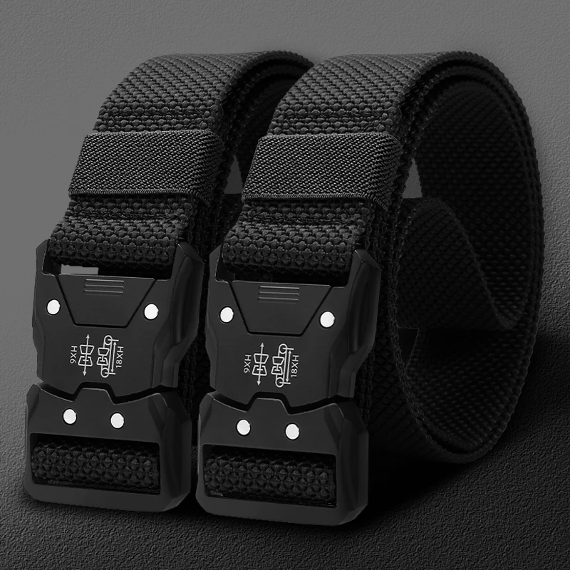 Tactical Waist Belt - Durable Automatic Buckle, Perfect for Outdoor Adventures, Unisex Accessories for Men and Women
