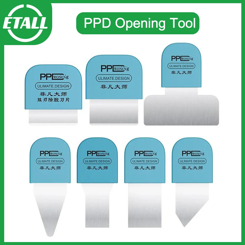 PPD Ultra Thin Metal Steel Opening Tool Mobile Phone Laptop Chip Removal Battery Disassembly Screen Separating Opening Pry Tool