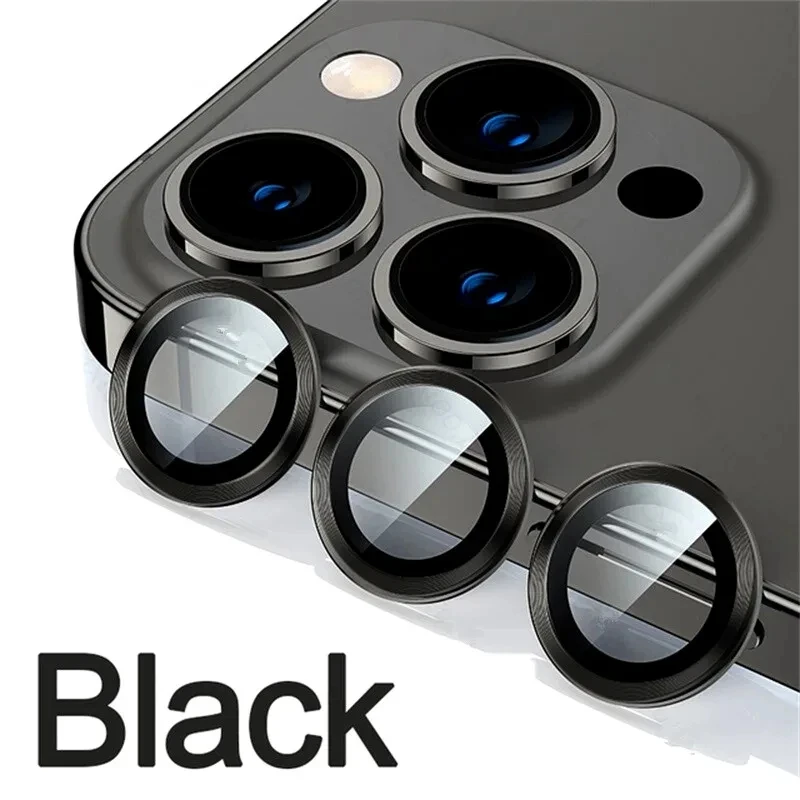 3Pcs Camera Lens Glass Protector For iPhone 11 12 13 14 15 16 Pro Max 12 13 Mini Protective Glass For iPhone 14 15 16 Plus