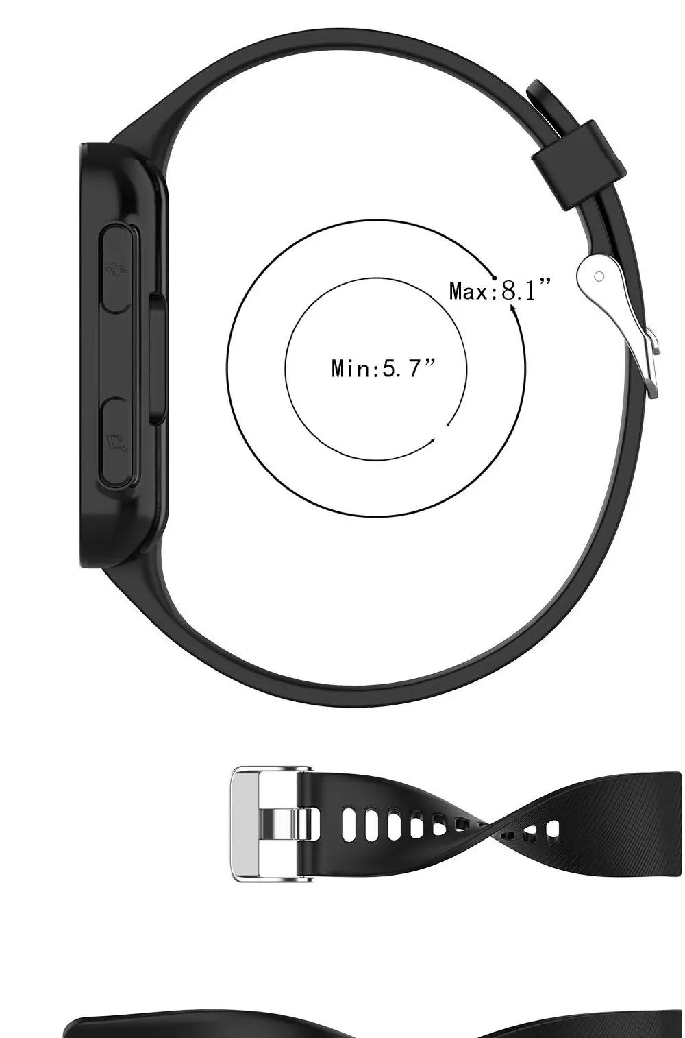 Watch Strap For Garmin Forerunner 35 30 Soft Silicone Outdoor Smartwatch Band Wristband For ForeAthlete 35J Forerunner35J