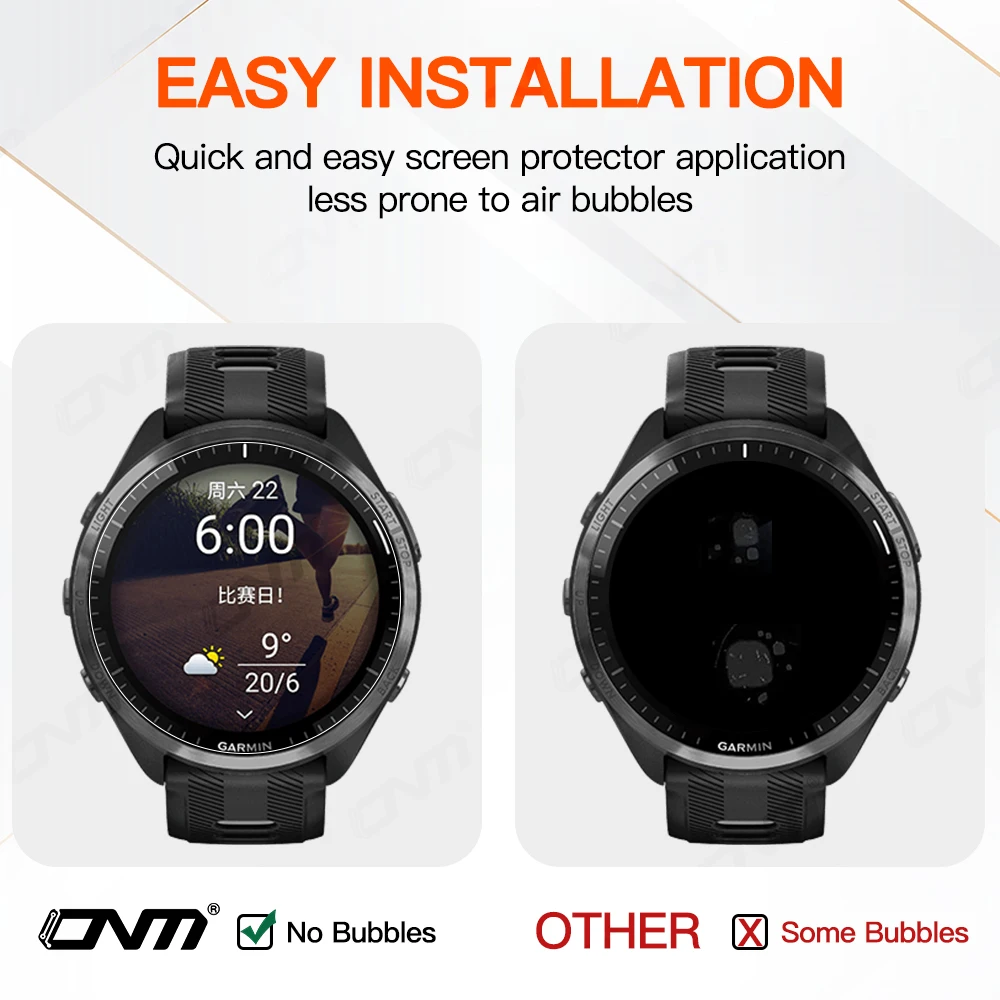 12D Hydrogel Film for Garmin Forerunner 965 265 265S Full Screen Protector Soft Film for Garmin 955 255 255S (Not Glass)